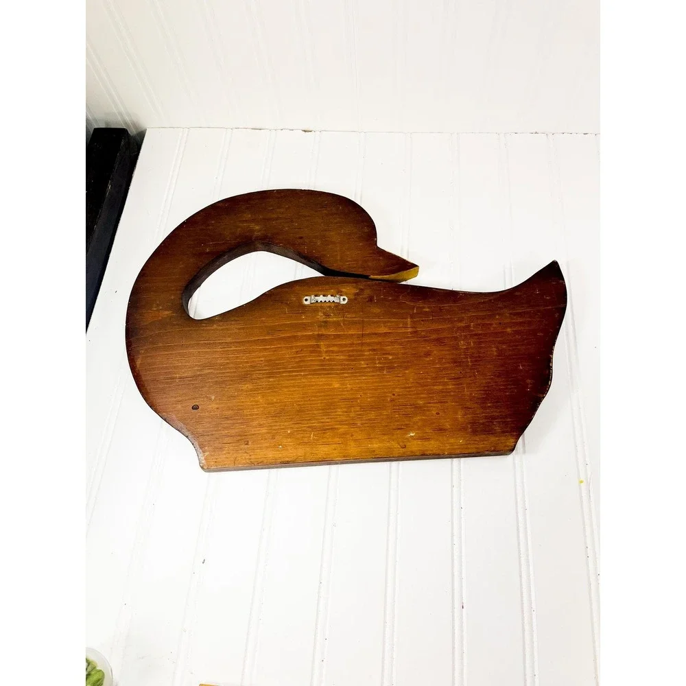 Vintage‎ Country Goose Welcome Sign: Hand-Painted Wood Decor
